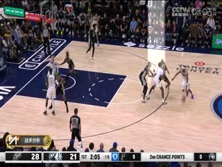 NBA常规赛 马刺VS森林狼 20241230